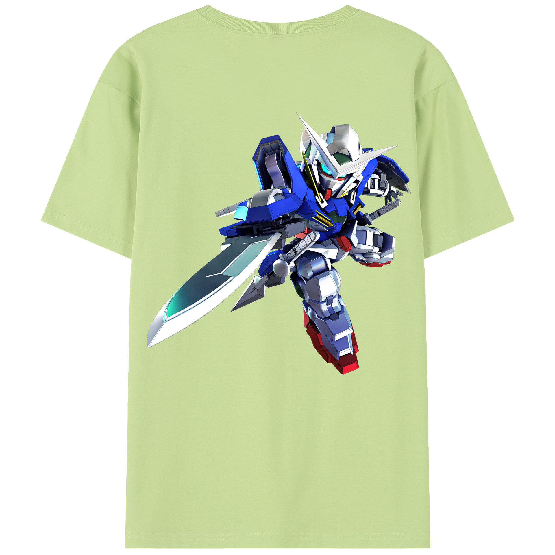 （画像用） 機動戦士ガンダム Mobile Suit Gundam 綿100％半袖Tシャツ（背面プリント）